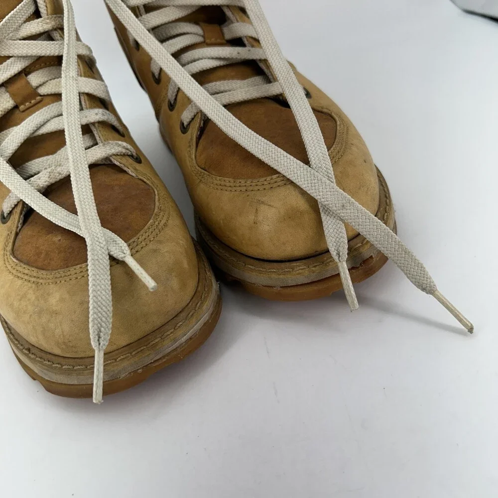 Vintage Nike Air Ecrof Boots Mens Size 9 Nubuck Leather Combat Ankle 308657-221